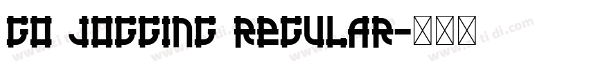 GO Jogging Regular字体转换